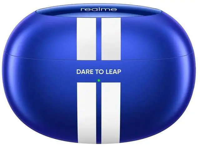 Alt view image 3 of 4 - realme Buds Air 3 Wireless Earbuds, Active Noise Cancellation, 10mm Dynamic Bass Boost Driver, Up to 30 Hours Playtime, IPX5 Water Resistance - (Lemans Blue)