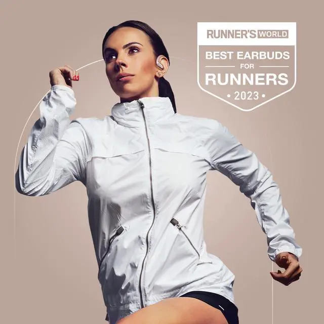 Alt view image 2 of 5 - Rose Gold Wireless Running Earbuds for Women. Pink Bluetooth Sport Earbuds for Running, 80 Hour Long Battery Life Over the Ear with EarHooks, Wrap Around Ear buds with Microphone, Earphones
