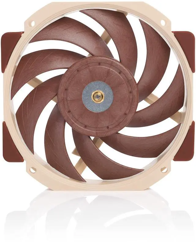 Alt view image 3 of 5 - Noctua NF-A12x25r PWM, Round-Frame 120mm Fan, 4-Pin (Brown)