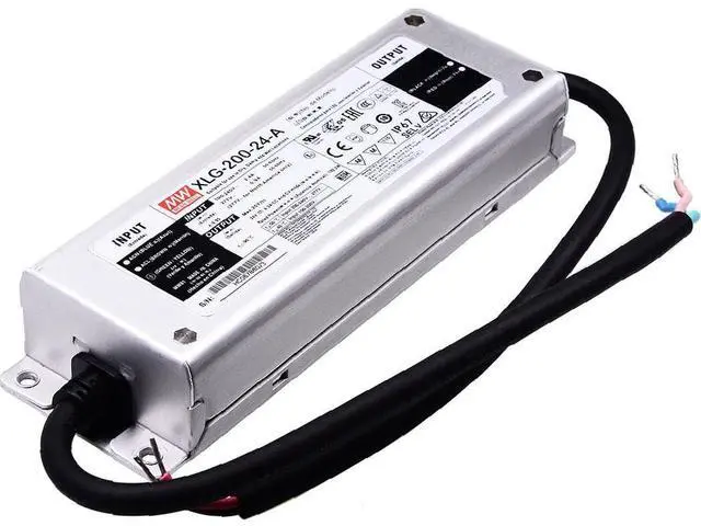 Main image of Mean Well XLG-200-24-A LED Power Supply 200W 16.8-24V 8.3A CV+CC, Io Adj by Potmeter, Metal hous, Input: 100~305VAC, 142~431VDC