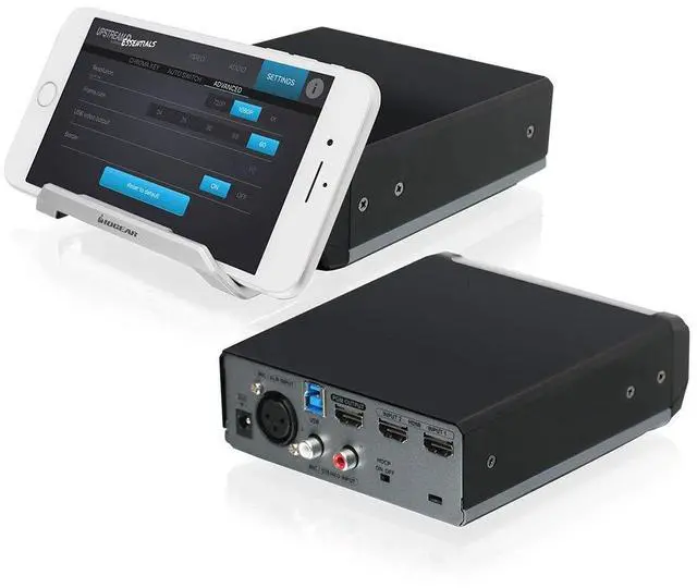 Alt view image 2 of 5 - IOGEAR Upstream Pro Dual Video Capture Card, 4K in 1080P Capture, XLR RCA Dual Audio Capture, Free Mobile App for Mix Control, 18 Macro Hotkey Deck, Mobile Stream, UVC Support, PIP/PBP (GUV322)