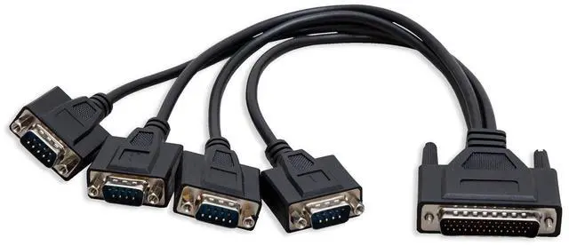 Alt view image 2 of 5 - IO CREST 4 Port RS-232 Serial PCIe 2.0 X1 Controller Card Components SI-PEX15042