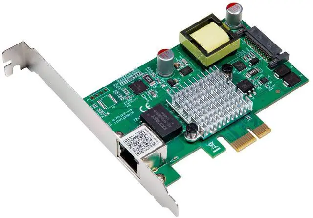 Main image of IO Crest 2.5 Gigabit POE+ PCI-e x1 Ethernet Network Card