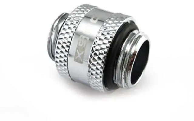 Alt view image 2 of 4 - XSPC G1/4" Male to Male Rotary Fitting, Chrome, 4-Pack