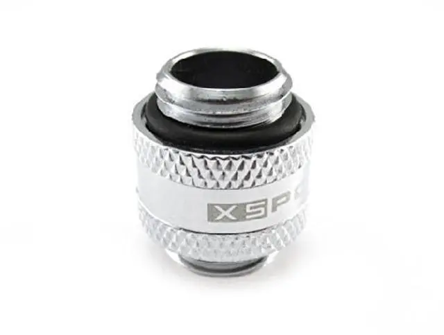 Alt view image 3 of 4 - XSPC G1/4" Male to Male Rotary Fitting, Chrome, 4-Pack