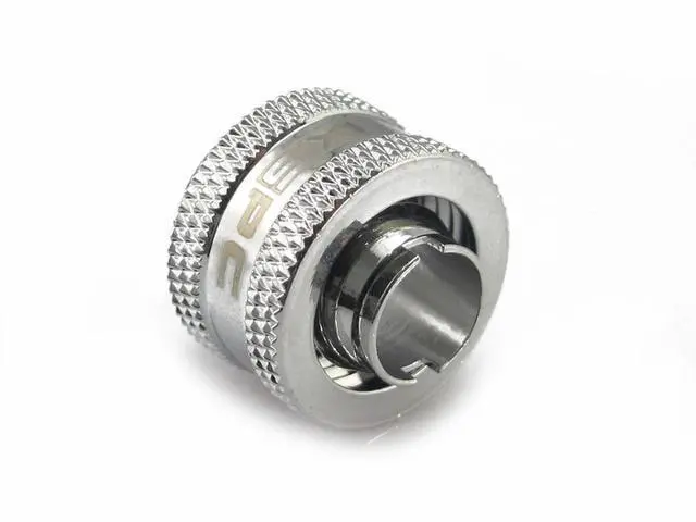 Alt view image 2 of 5 - XSPC G1/4" Compression Fitting for 3/8" ID - 1/2" OD Flexible Tubing V2, Chrome, 8-pack