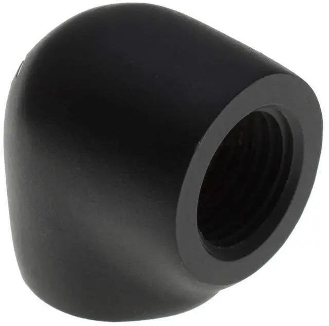 Alt view image 5 of 5 - XSPC G1/4" Female to Female 90 Degree Elbow Fitting, Matte Black, 4-Pack