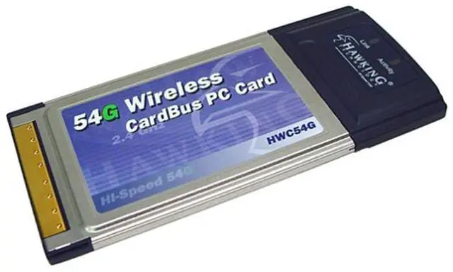 Main image of Hawking 54M Wireless-G Cardbus PC Card (HWC54G)
