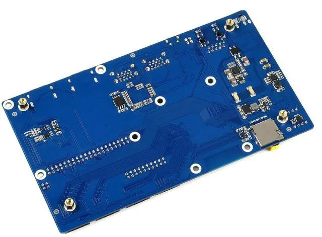 Alt view image 2 of 5 - Waveshare Compute Module 4 IO Board with PoE Feature, Compatible with Raspberry Pi, Suitable for All Variants of CM4