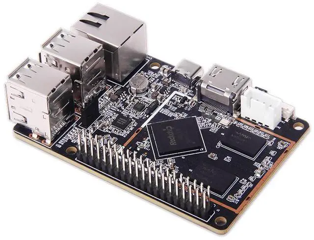 Alt view image 4 of 5 - Geniatech XPI-3128 Single Board Computer, Embedded Computer Module, Development Board, Rockchip RK3128 Quad Core Cortex-A7 8GB WiFi, Card-sized High Performance Board