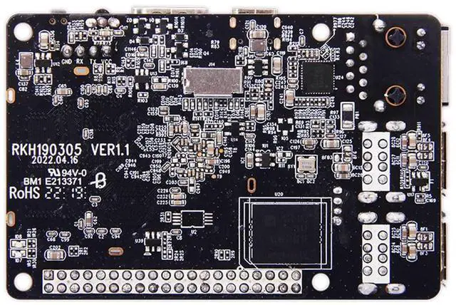 Alt view image 5 of 5 - Geniatech XPI-3128 Single Board Computer, Embedded Computer Module, Development Board, Rockchip RK3128 Quad Core Cortex-A7 8GB WiFi, Card-sized High Performance Board