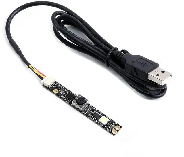 Main image of waveshare OV5640 5MP USB Camera Module Auto Focus Camera Webcam Board for Raspberry Pi,Jetson Nano,PC, 68° Field of View 1080P Video Recording,Supports Windows Linux