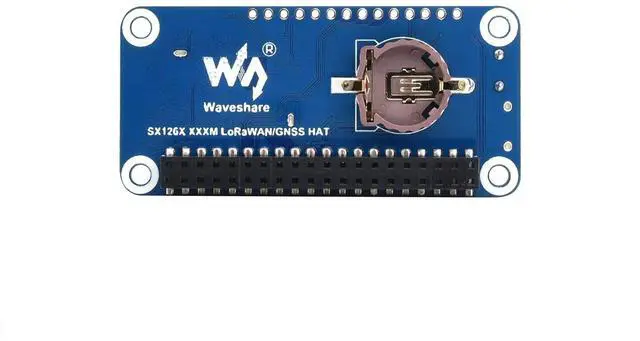 Main image of Waveshare SX1262 LoRaWAN Node Module Expansion Board, Compatible with Raspberry Pi 5/4B/3B/Zero/Zero W/Zero 2W/Pico/Pico W/Pico WH, with Magnetic Antenna-433/470 Mhz, with GNSS Function