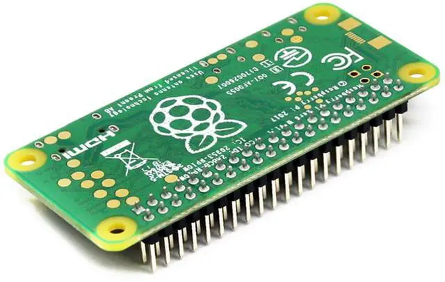 Alt view image 3 of 5 - Built-in WiFi and Bluetooth Pi Zero WH, Zero WH Package Comes with Raspberry Pi Zero W with 40PIN Pre-Soldered GPIO Headers +Mini HDMI to HDMI Adapter +Micro USB OTG Cable