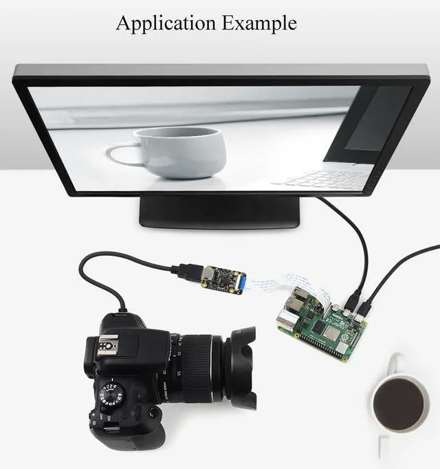 Alt view image 5 of 5 - HDMI to CSI Camera Adapter, Support from HDMI Input up to 1080p 30fps, Compatible with Raspberry Pi 4 Model B/3B+/3B/2B/3A+/Pi Zero/Zero W/WH/Pi Zero 2W, Raspberry Pi CSI Cameras
