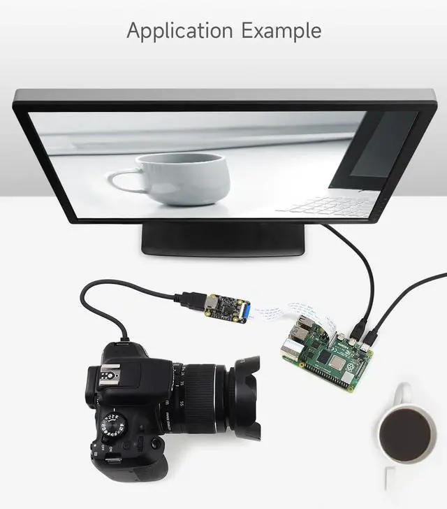 Alt view image 5 of 5 - waveshare HDMI to CSI Adapter, Compatible with Raspberry Pi 4B/3B+/3B/Pi Zero/Zero, Support 1080p@30fps Support from HDMI Input Backward Compatible