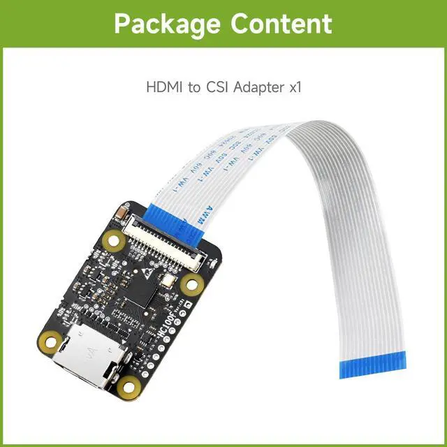Alt view image 2 of 5 - waveshare HDMI to CSI Adapter, Compatible with Raspberry Pi 4B/3B+/3B/Pi Zero/Zero, Support 1080p@30fps Support from HDMI Input Backward Compatible
