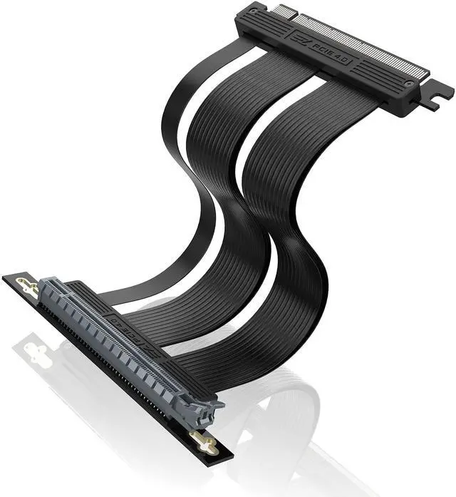 Main image of EZDIY-FAB PCI Express 4.0 16x Flexible Cable Extension Port Adapters for Graphics Card, High Speed PCIE Gen4 Riser Cable 90 Degrees-170mm