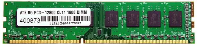 Main image of VisionTek 8GB DDR3 1600 MHz (PC3,12800) CL11 DIMM, Desktop Memory - 900667