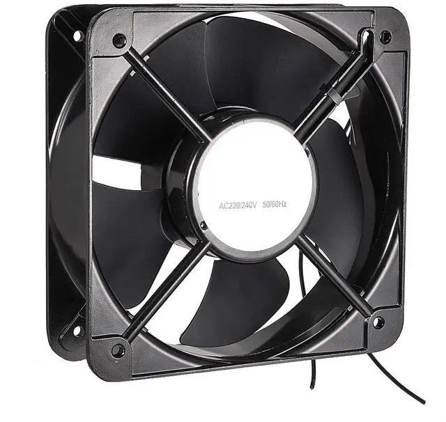 Main image of uxcell Cooling Fan 200mm x 200mm x 60mm FP-20060EX-S1-B AC 220V/240V 0.45A Dual Ball Bearings