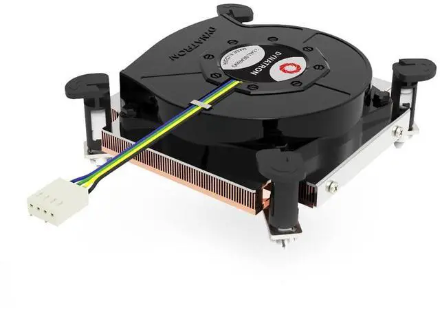 Alt view image 2 of 4 - Dynatron Q8 1U Copper Heat Sink with Skiving Fins for LGA 1700 Socket