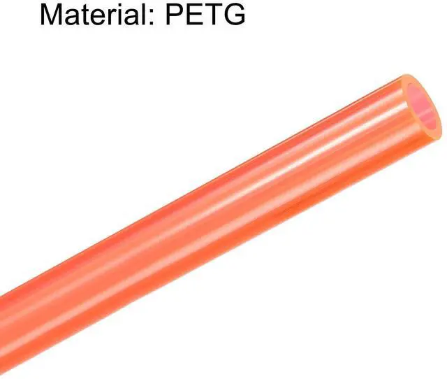 Alt view image 4 of 5 - uxcell PETG Tubing Hard Tube 10mm ID, 14mm OD, 0.5m/20inch Length, Red for PC Water-cooling System 4pcs