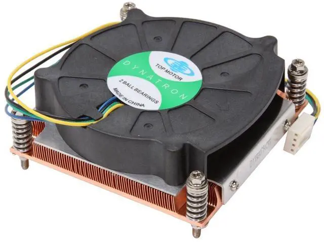 Main image of Dynatron K199 Intel Sandy Bridge Xeon, Core i3 Core i5 Core i7 for Socket 1155/1156 1U Active Solution 2 Ball Bearing Copper Heatsink CPU Cooler