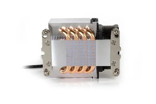 Alt view image 3 of 5 - Dynatron A24 - Processor Cooler - (for: AM4) - Aluminum fins - 60 mm