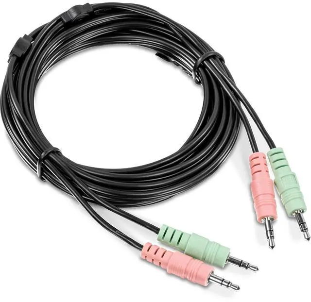 Alt view image 5 of 5 - TRENDnet 10 ft. DVI-I, USB, and Audio KVM Cable Kit, Connect a DVI Computer to The TK-232DV KVM Switch, USB Mouse/Keyboard, DVI-I, & 3.5mm Audio Connections, TK-CD10