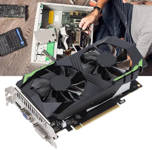 Alt view image 5 of 5 - 128bit 4GB DDR5 Graphics Card, Automatic Recognition Video Memory Card, Low Noise and Quiet Work, Strong and, with Long Service Life