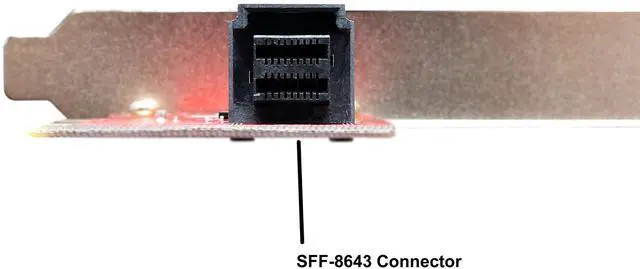 Alt view image 4 of 4 - Syba IOCrest SI-PEX40119 2.5" NVME U.2 SFF-8639 to PCI-e 3.0 x4 Adapter Card with U.2 to miniSAS Cable