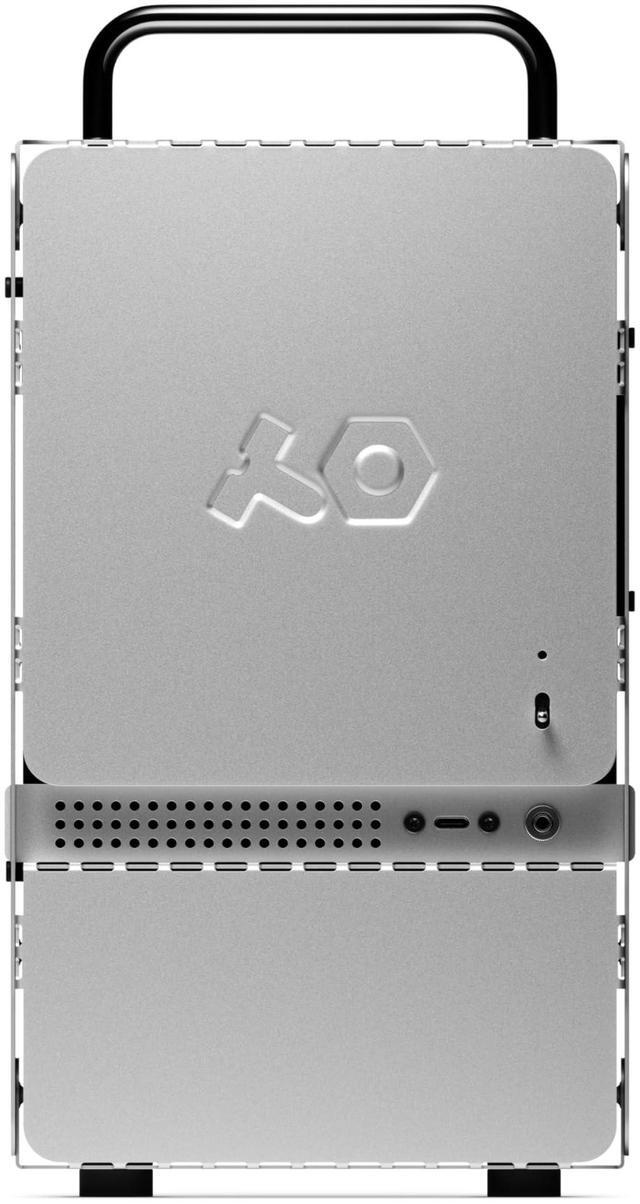 Main image of teenage engineering Computer-1 Mini-ITX PC Computer case Chassis with Powder Coated Aluminum, Chrome Metal Handles, and Dual-Slot GPU, Small Form Factor, Compatible with SFX Power Supply (Aluminum)