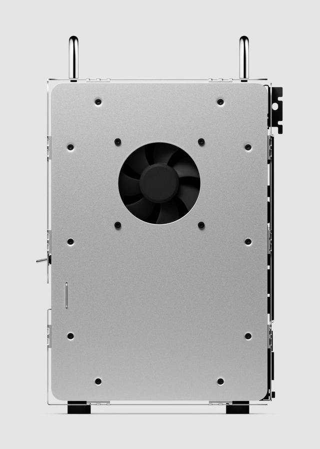 Alt view image 5 of 5 - teenage engineering Computer-1 Mini-ITX PC Computer case Chassis with Powder Coated Aluminum, Chrome Metal Handles, and Dual-Slot GPU, Small Form Factor, Compatible with SFX Power Supply (Aluminum)