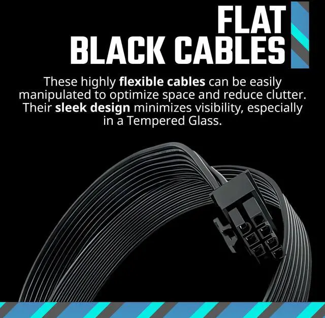 Alt view image 5 of 5 - Cooler Master MWE Gold 750 V2 Full Modular, 750W, 80+ Gold Efficiency, GPU Support RTX 4070 Super, 2 EPS Connectors, 120mm HDB Fan, Semi-fanless, 5-Year