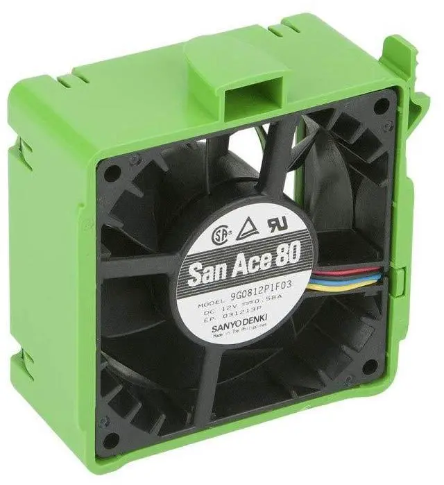 Alt view image 2 of 3 - Supermicro FAN-0074L4 80x38mm 4-pin Hot-Swap PWM Fan with HUS