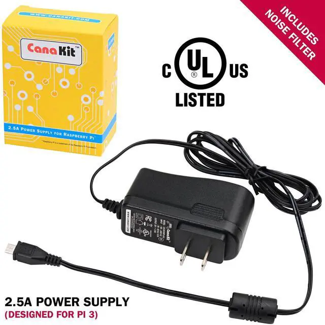 Alt view image 2 of 5 - CanaKit Raspberry Pi 3 Complete Starter Kit - Quad-Core 1.2 GHz 1 GB RAM, WiFi & Bluetooth, 32 GB EVO+ Micro SD Card, Power Supply, Case, HDMI Cable, Heat Sinks, GPIO Card, Quick-Start Guide
