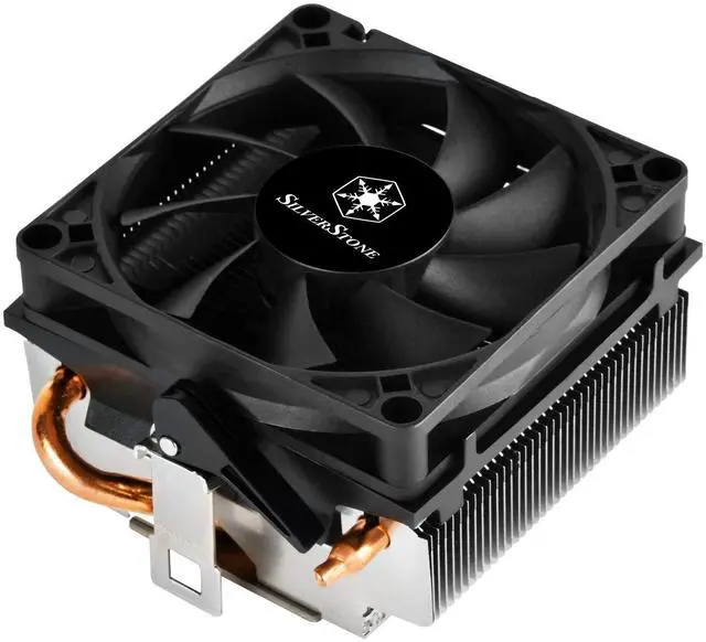 Main image of SilverStone Technology Low Profile 95W or More AMD Socket AM2/AM3/AM4/FM1/FM2 CPU Cooler Only 54mm Tall Cooling (RL-KR01)