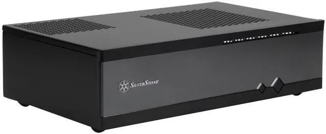 Main image of Silverstone Milo 5 Steel Body Tek Acrylic Front Panel for Mini-Itx Media Center/HTPC Case Cases ML05B