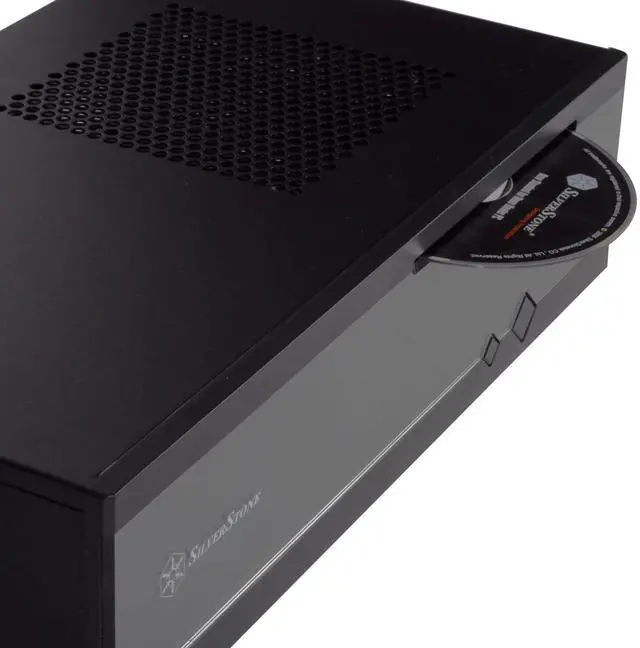 Alt view image 2 of 5 - Silverstone Milo 5 Steel Body Tek Acrylic Front Panel for Mini-Itx Media Center/HTPC Case Cases ML05B