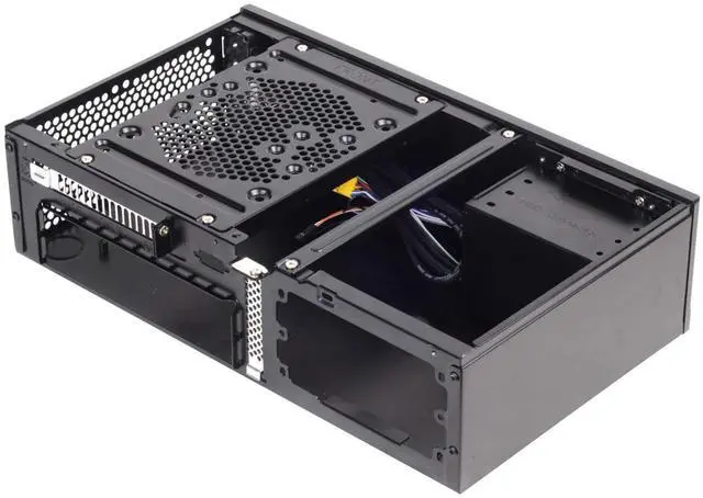 Alt view image 4 of 5 - Silverstone Milo 5 Steel Body Tek Acrylic Front Panel for Mini-Itx Media Center/HTPC Case Cases ML05B