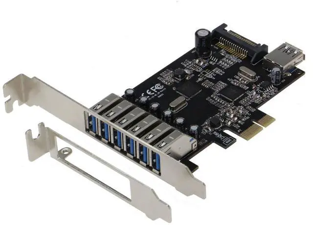 Main image of Sedna - PCIE 7 Port USB 3.1 Gen I (5Gbps) Adapter Card (6 External and 1 Internal Ports) with Low Profile Bracket