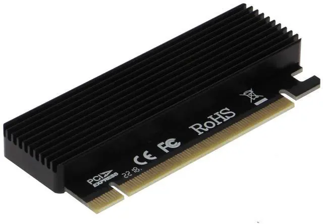 Main image of Sedna - PCI-e 16x to M2 NVMe SSD Adapter with Heatsink Cover