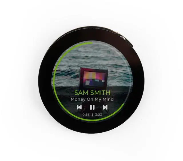 Alt view image 4 of 5 - Seeed Studio Round Display for XIAO - 1.28-inch Round Touch Screen, 240×240 Resolution, 65k Colors, RTC, Charge IC, TF Card Slot, JST 1.25 Connector, All XIAO Compatible,HMI, Smart Home, Wearables