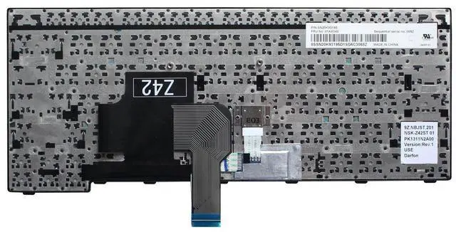 Alt view image 2 of 2 - AUTENS Laptop Replacement Keyboard for Lenovo ThinkPad E470 E470c E475 Laptop No Backlight