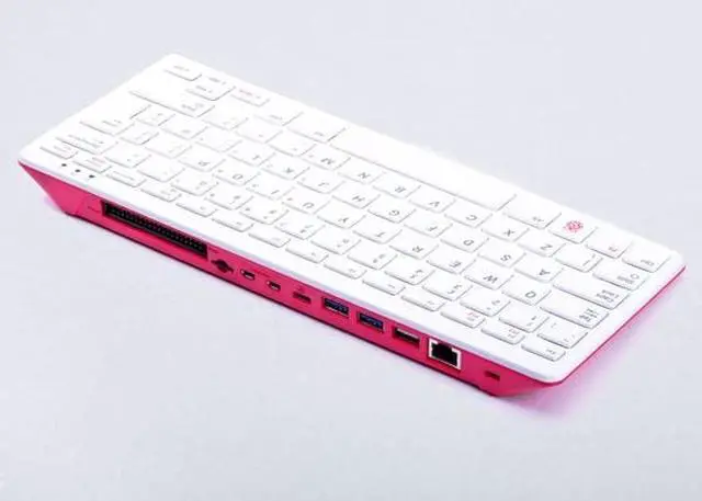 Main image of Raspberry Pi 400 All-in-One Quad-Core 64 Bit 4GB Ram Dual Band WiFi Bluetooth 5.0 BLE Dual 4K Output Complete Personal Computer Kit Built Into A Compact Keyboard  You just Need to add a Monitor!