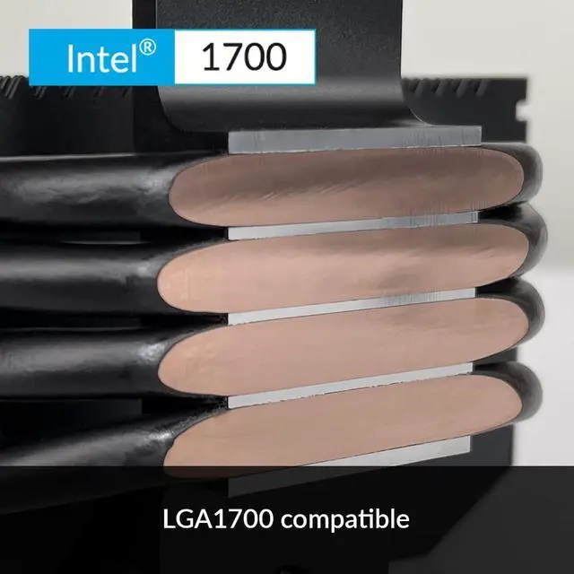 Alt view image 2 of 5 - ARCTIC Freezer i35 RGB - Single Tower CPU Cooler with RGB, Intel Specific, Pressure Optimized 120 mm P-Fan, 2001700 RPM, 4 Heat Pipes, incl. MX-5 Thermal Paste - Black