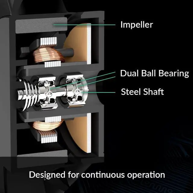 Alt view image 3 of 5 - ARCTIC Freezer i35 CO - Tower CPU Cooler, Intel Specific, Pressure Optimized 120 mm P-Fan, 01800 RPM, Semi Passive, Dual Ball Bearing, incl. MX-5 Thermal Paste - Black