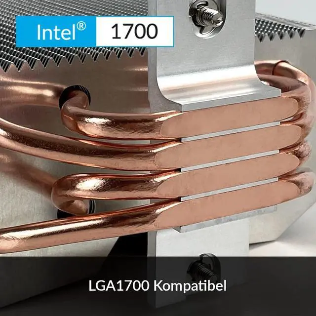 Alt view image 2 of 5 - ARCTIC Freezer i35 CO - Tower CPU Cooler, Intel Specific, Pressure Optimized 120 mm P-Fan, 01800 RPM, Semi Passive, Dual Ball Bearing, incl. MX-5 Thermal Paste - Black