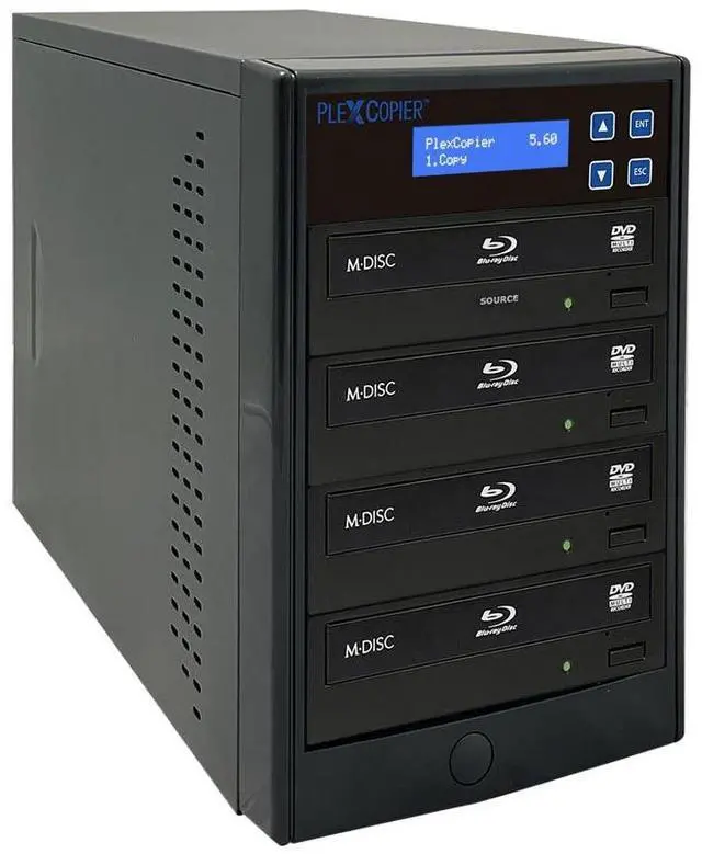 Main image of PlexCopier 1 to 3 Blu-ray BD BDXL M-Disc CD DVD Duplicator Copier Tower with Free Copy Protection