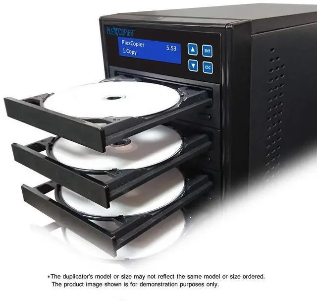 Alt view image 5 of 5 - PlexCopier 1 to 3 Blu-ray BD BDXL M-Disc CD DVD Duplicator Copier Tower with Free Copy Protection